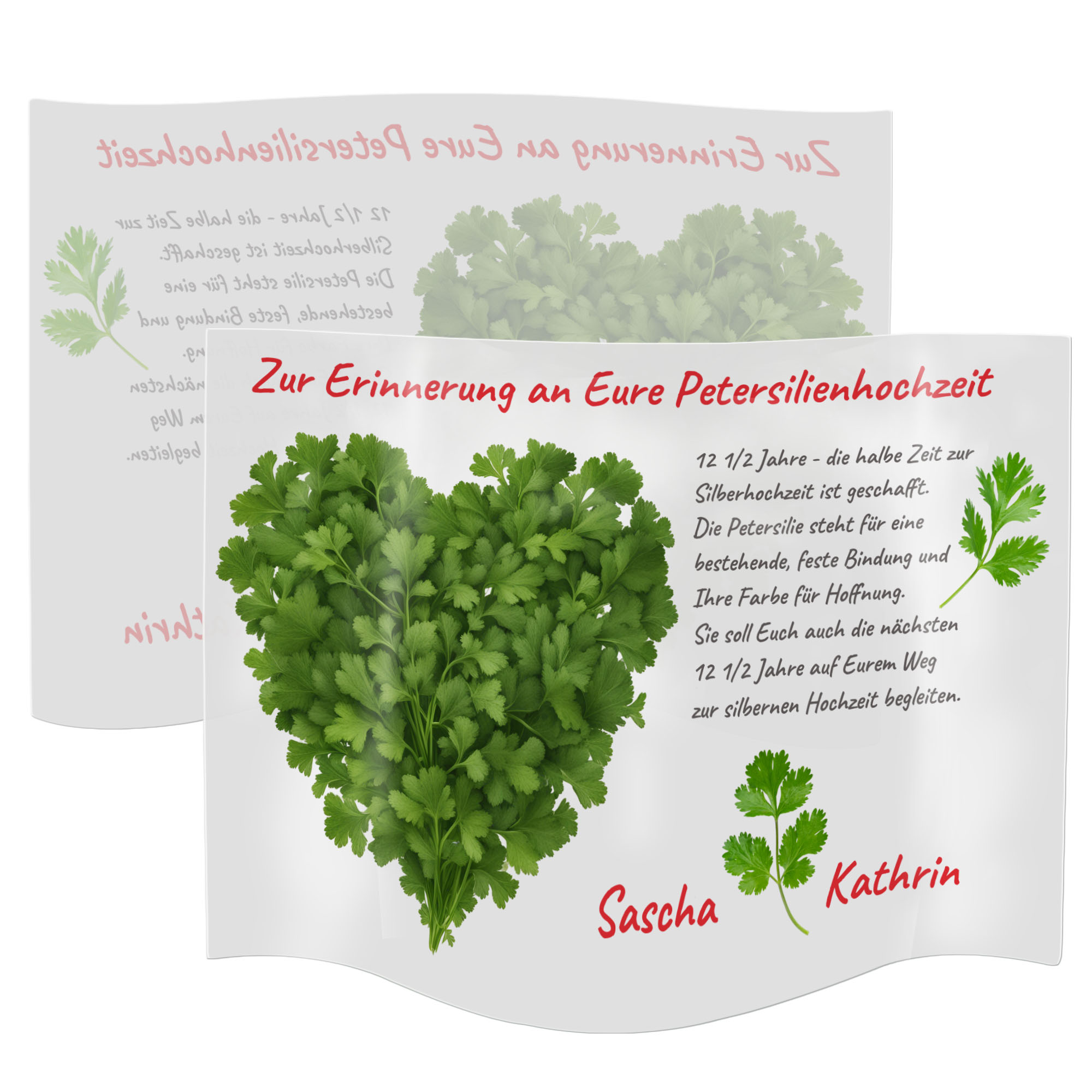 geschenke364-acryl-aufsteller-petersilienhochzeit-platte-namen-20x30 image 2
