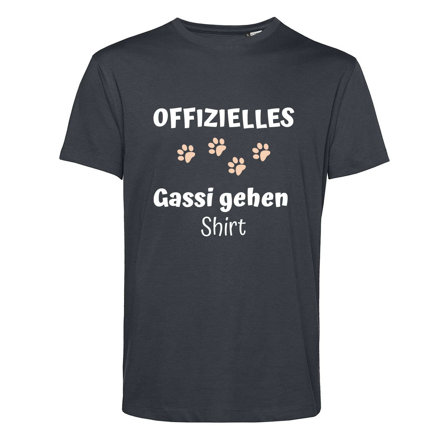 geschenke364-t-shirts-herren-gassi-gehen-shirt-bio-baumwolle image 1
