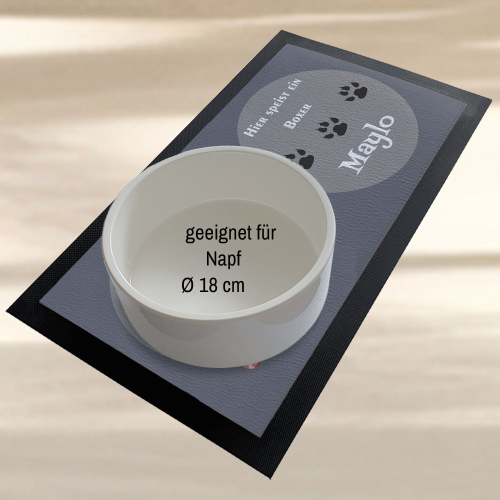 geschenke364-futtermatte-napfunterlage-hund-boxer-name-44-cm image 3