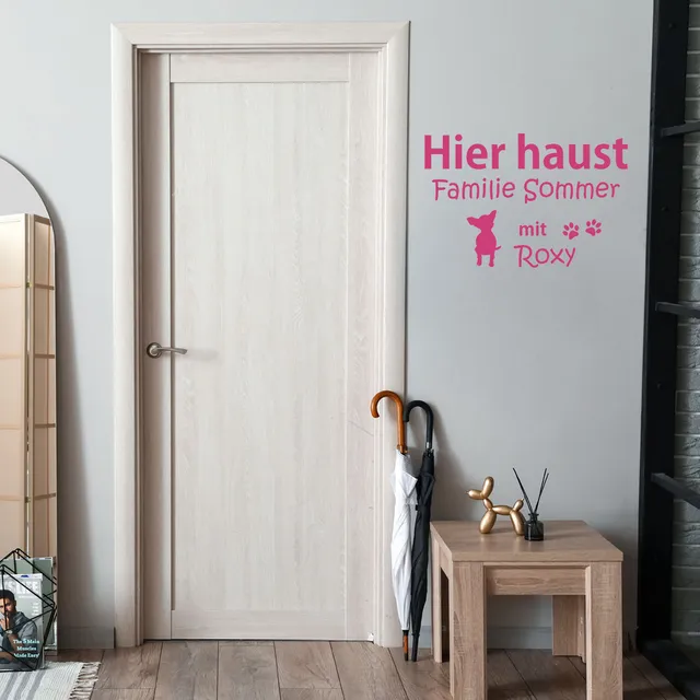 geschenke364-tiere-wandaufkleber-chihuahua-mit-name-55x36-cm image 1