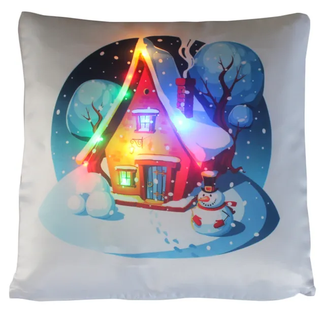 geschenke364-winter-led-kissen-schneemann-haus-40x40-cm image 1