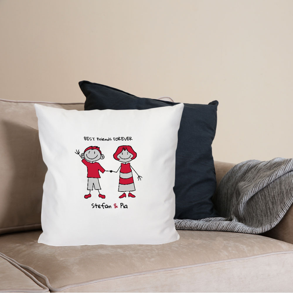 geschenke364-beste-freunde-kissenbezug-mit-namen-40x40 image 2