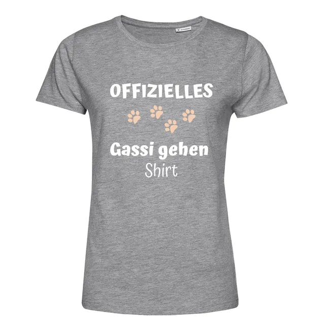 geschenke364-t-shirts-damen-gassi-gehen-shirt-bio-baumwolle image 1