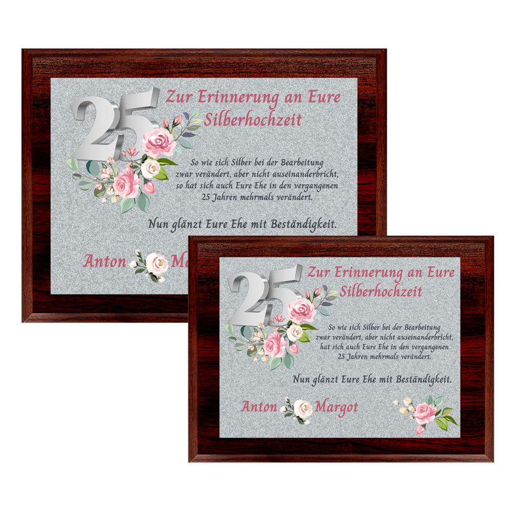 geschenke364-holztafel-silberhochzeit-25-hochzeitstag-mit-namen image 2