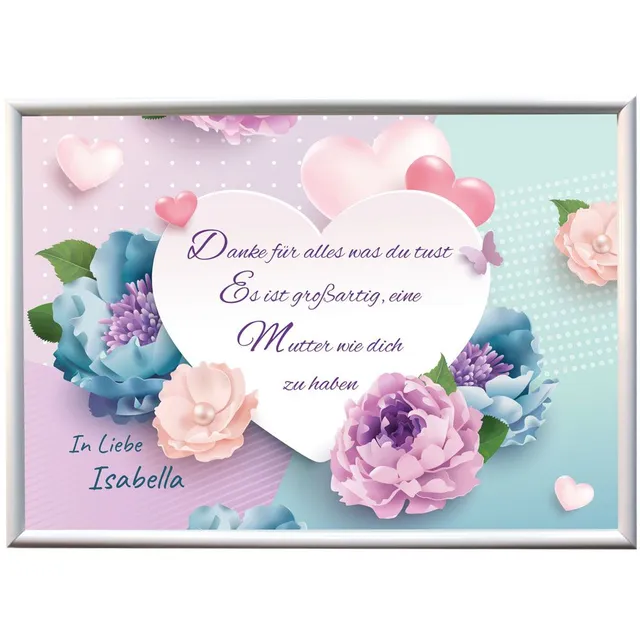 geschenke364-wandbilder-alu-tafel-muttertag-herzlichen-dank-mit-name image 1