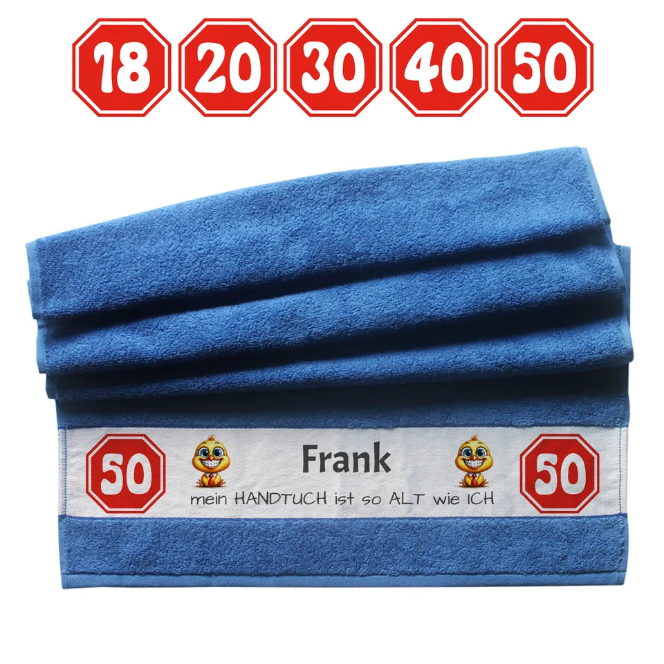 geschenke364-handt-cher-smile-handtuch-blau-mit-name-50x100-geburtstag image 1