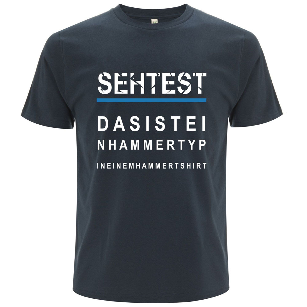 geschenke364-t-shirts-sehtest-hammer-typ-denim-organic-biobaumwolle image 1