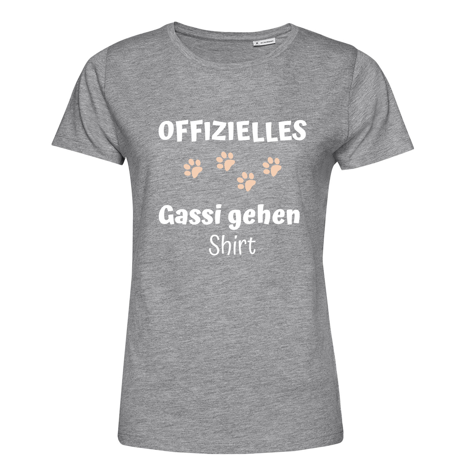 geschenke364-t-shirts-damen-gassi-gehen-shirt-bio-baumwolle image 1