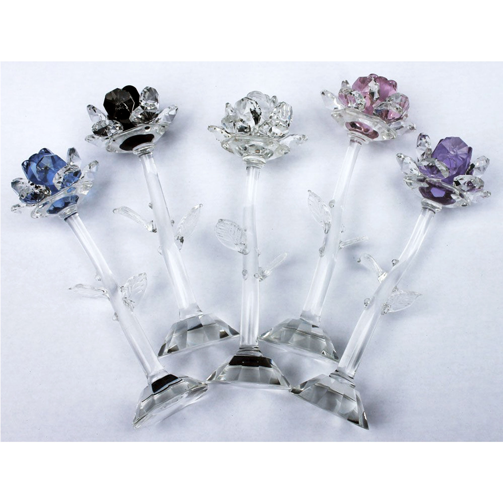 geschenke364-heimdeko-kristallrose-14-cm-schwarz-blau-geschenk image 1