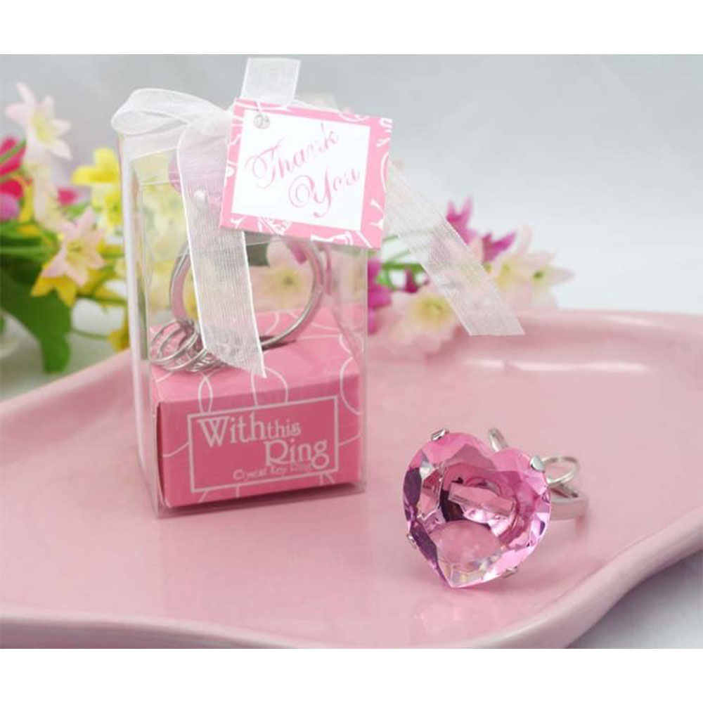 geschenke364-schl-sselanh-nger-diamant-herz-pink-5er-set image 4
