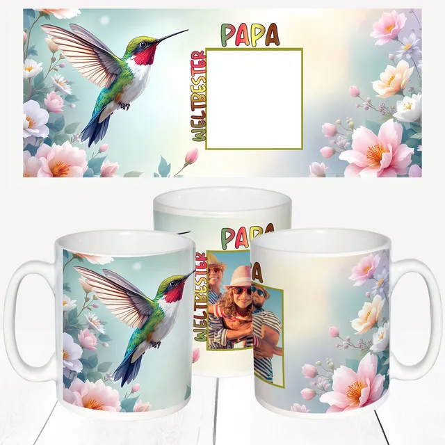 geschenke364-fototassen-fototasse-weltbester-papa-kolibri-mit-foto-keramik image 1