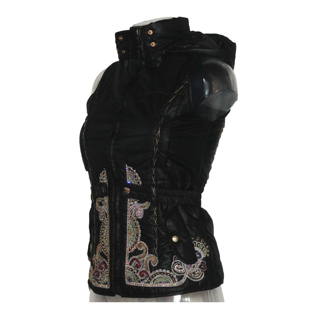 signet-3196-damen-weste-kapuze-stickerei-schwarz image 2