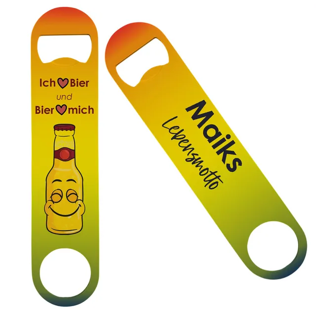 geschenke364-ich-liebe-bier-flaschen-ffner-edelstahl-mit-name image 1