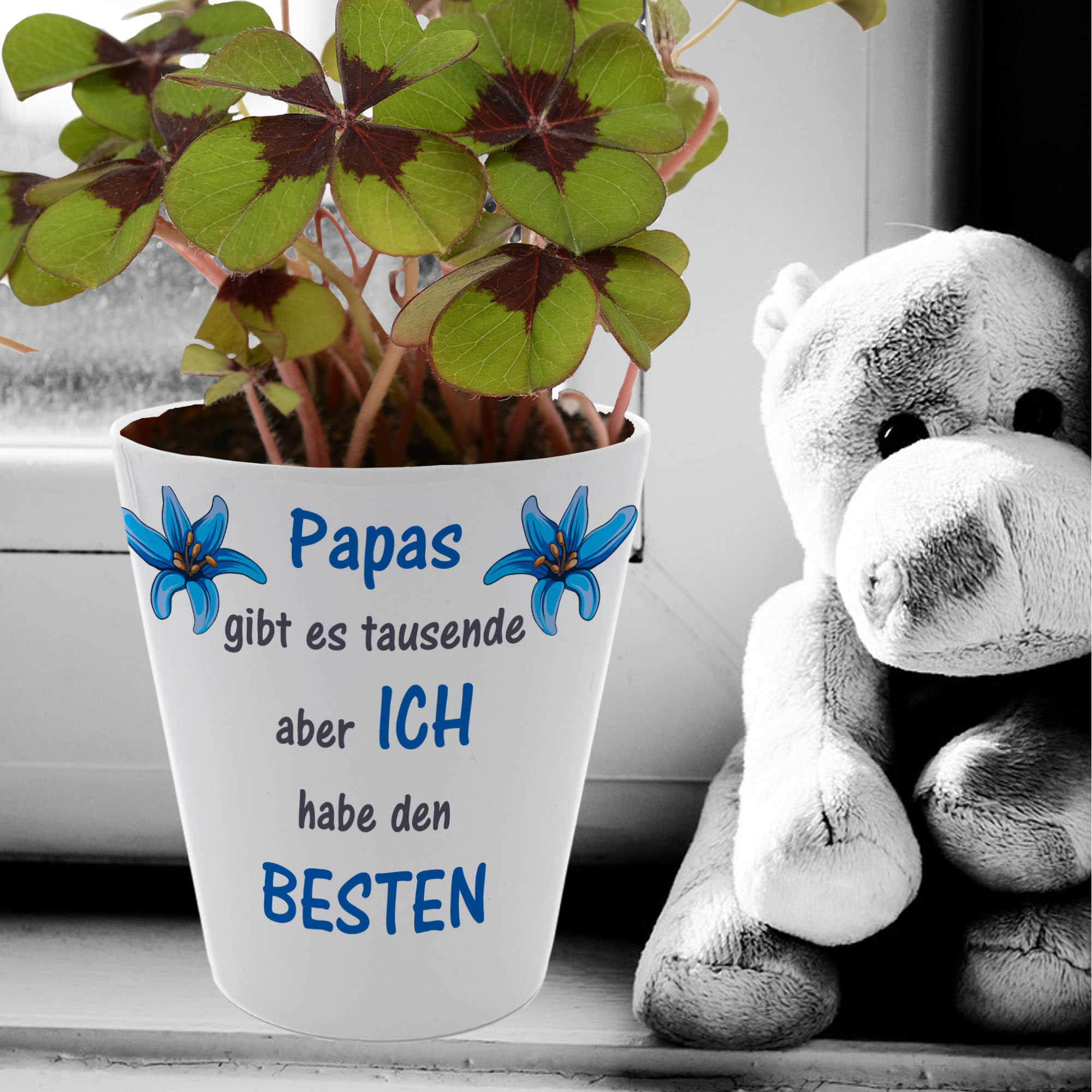 geschenke364-blumentopf-bester-papa-keramik-vatertag-10cm image 2