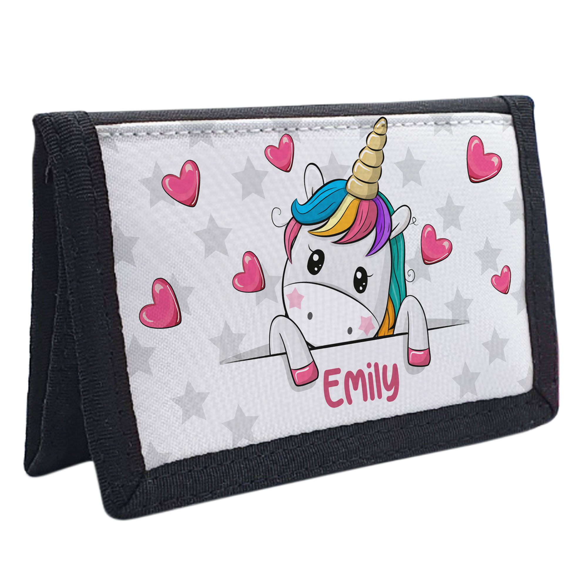 geschenke364-geldbeutel-einhorn-04-kinder-geldb-rse-mit-name-schwarz image 1