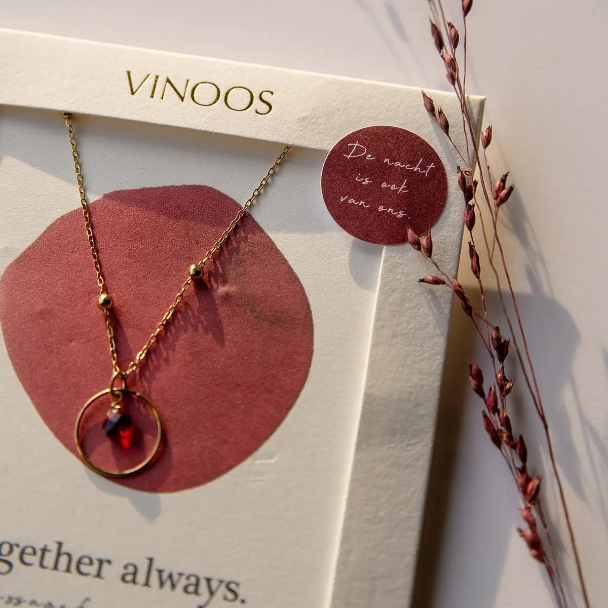 vinoos-colours-of-wine-kreiskette-merlot-halskette-always-together image 3