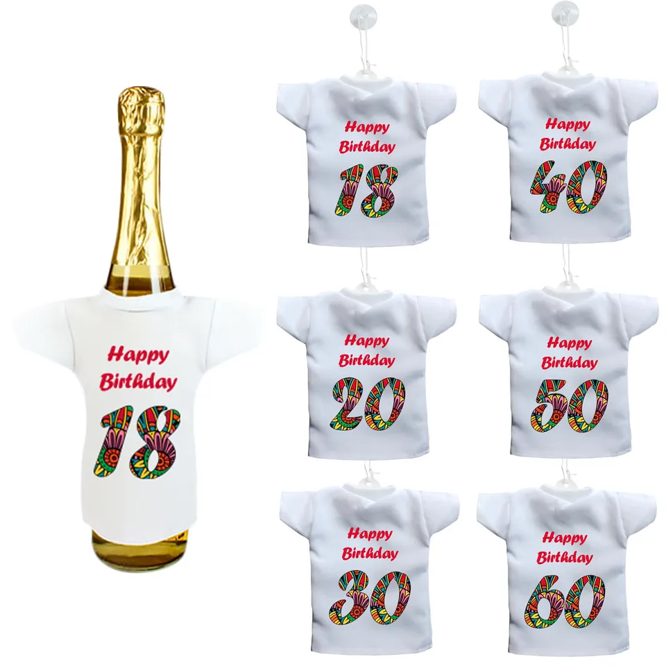 geschenke364-geschenkbeutel-flaschenshirt-geburtstag-mini-shirt-wei image 1
