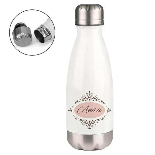 geschenke364-vintage-thermosflasche-edelstahl-name-350-ml image 1