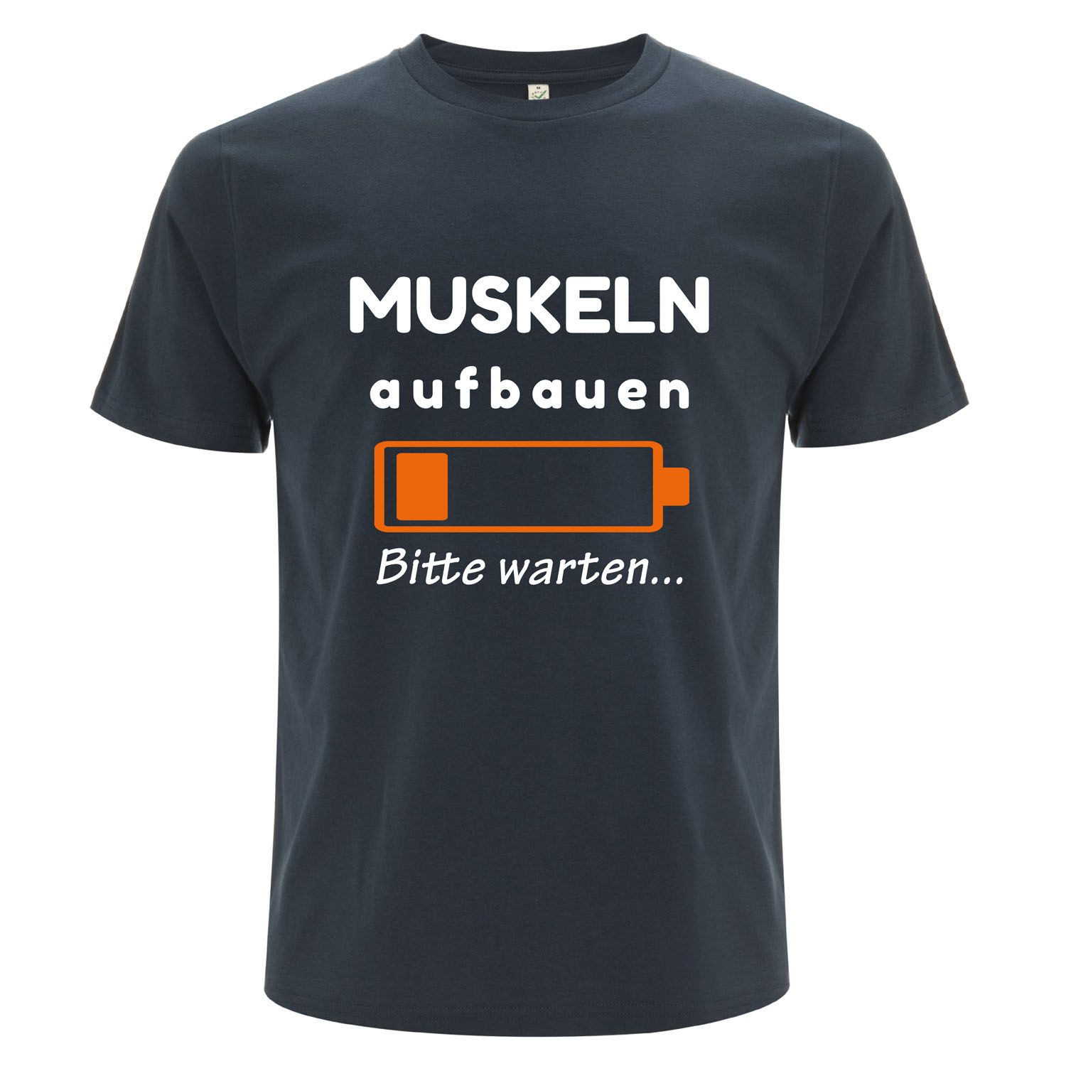 geschenke364-muskeln-aufbauen-organic-t-shirt-bio-denim image 1