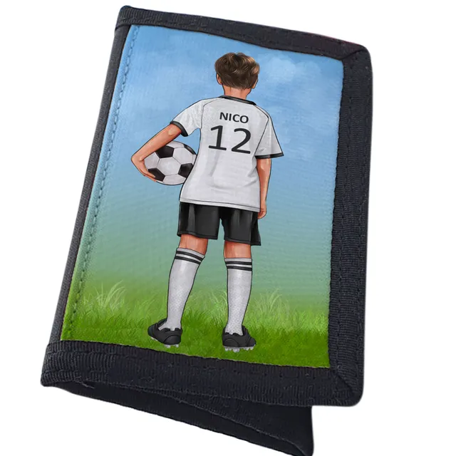geschenke364-geldbeutel-fussballer-mit-name-kinder-geldb-rse-schwarz image 1
