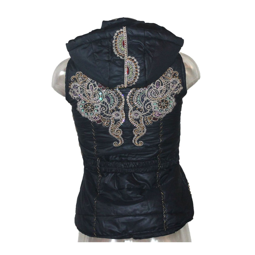 signet-3196-damen-weste-mit-kapuze-indigo-blau-bestickt image 3
