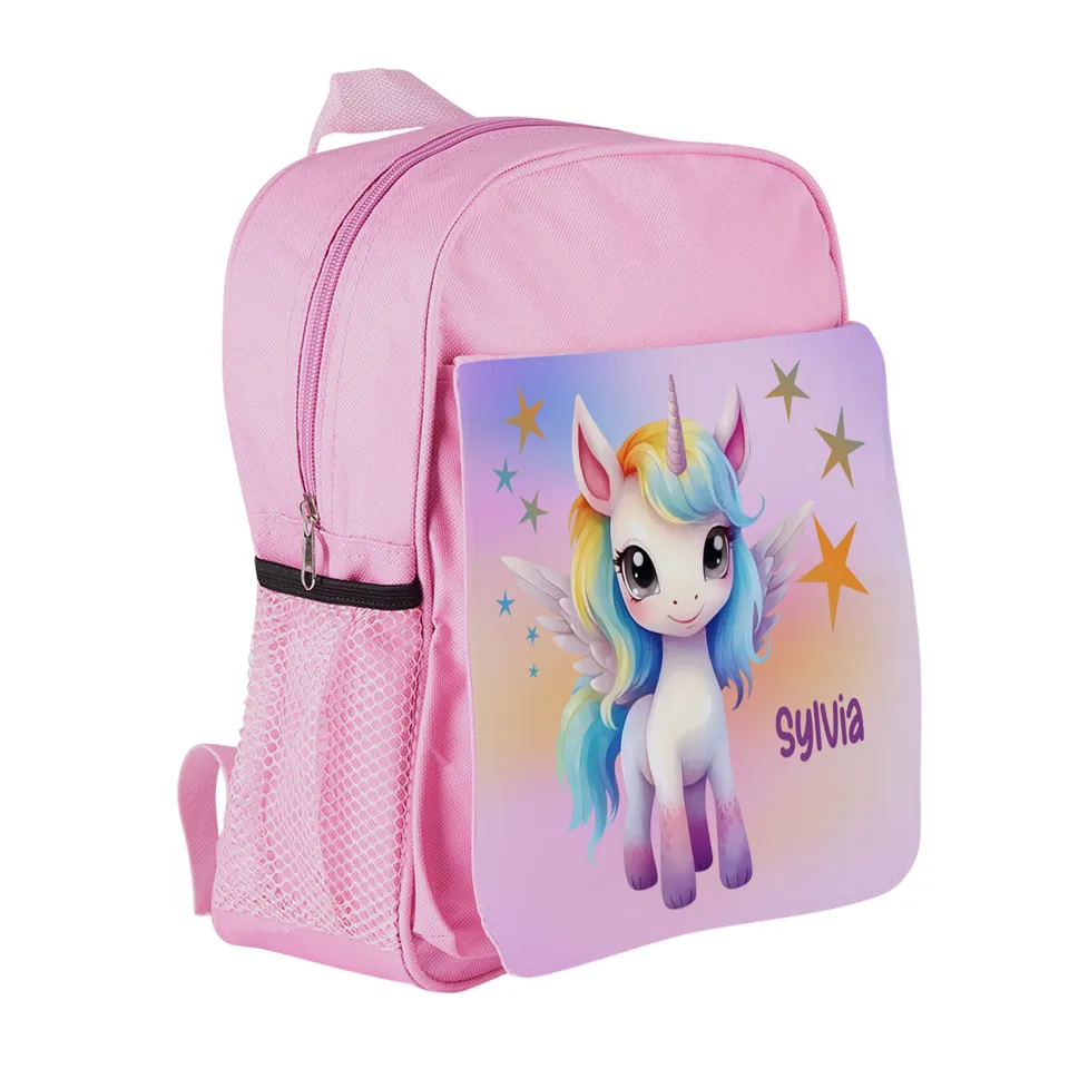 geschenke364-einhorn-kinderrucksack-mit-name-rosa-personalisiert image 1