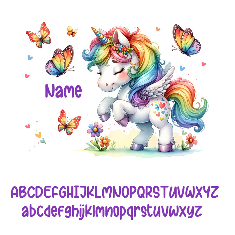 geschenke364-geldbeutel-brustbeutel-einhorn-rosa-mit-name image 3