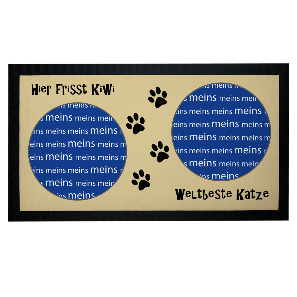 geschenke364-futtermatten-napfunterlage-hier-frisst-mit-name-44x25-cm image 2