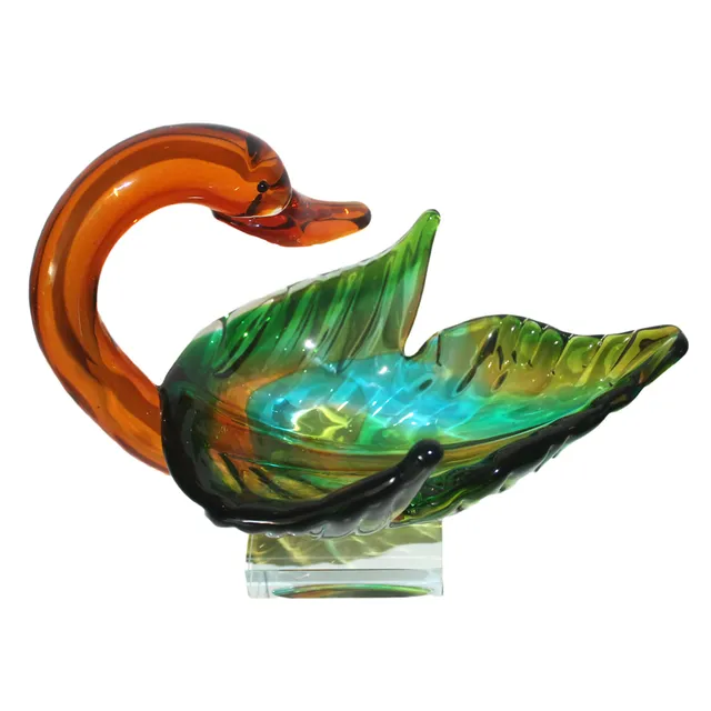 geschenke364-heimdeko-glasfigur-schwan-schale-19-cm-aus-glas image 1